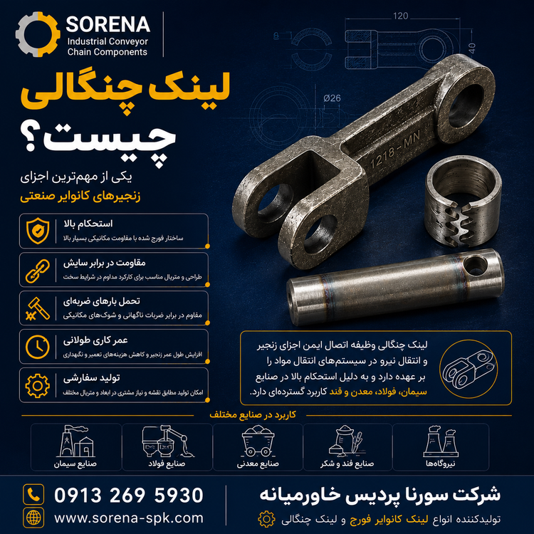 زنجیر کانوایر فورج شده